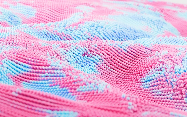 Close-up of embroidered floral pattern